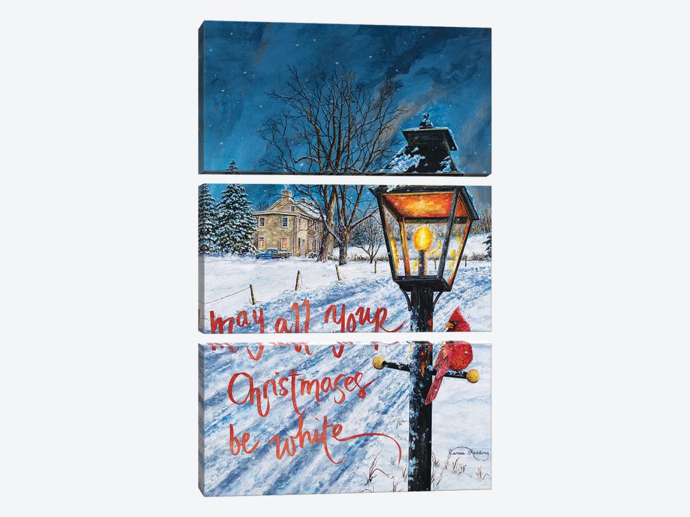 White Christmas by James Redding 3-piece Canvas Artwork