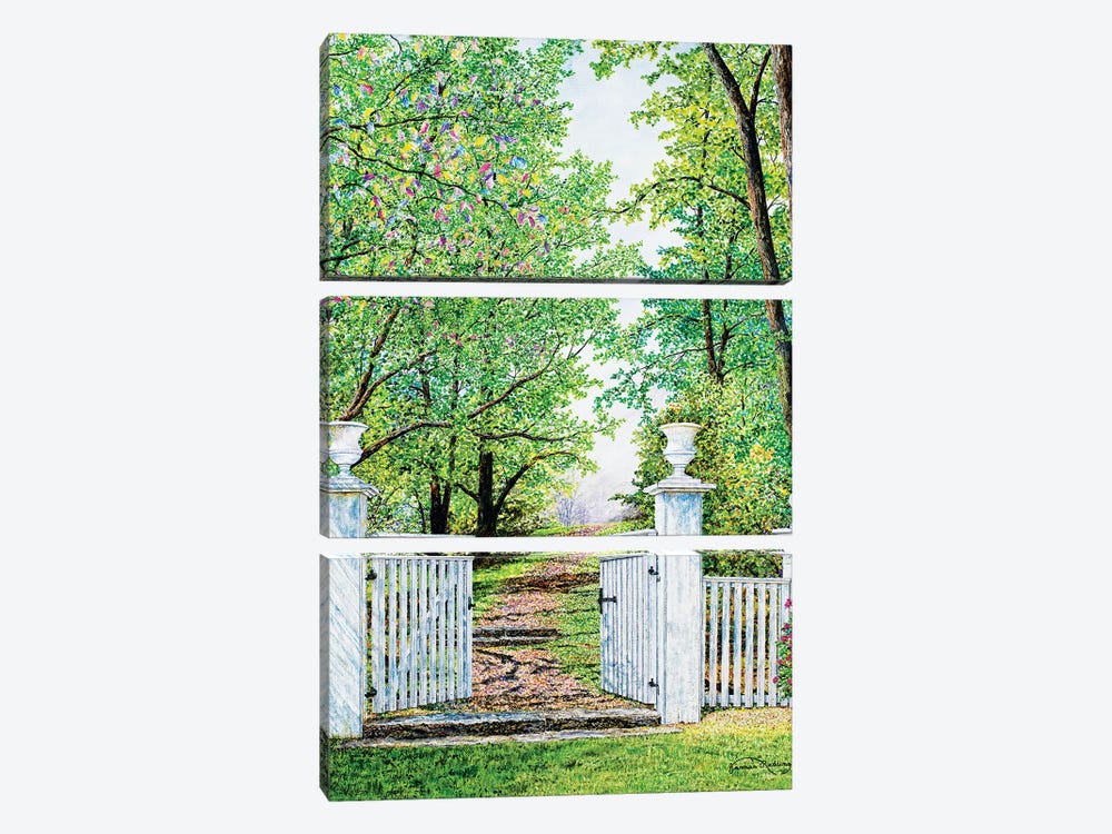 Narrow Is The Path by James Redding 3-piece Art Print