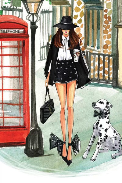 Black & White Monday II by Rongrong DeVoe art print