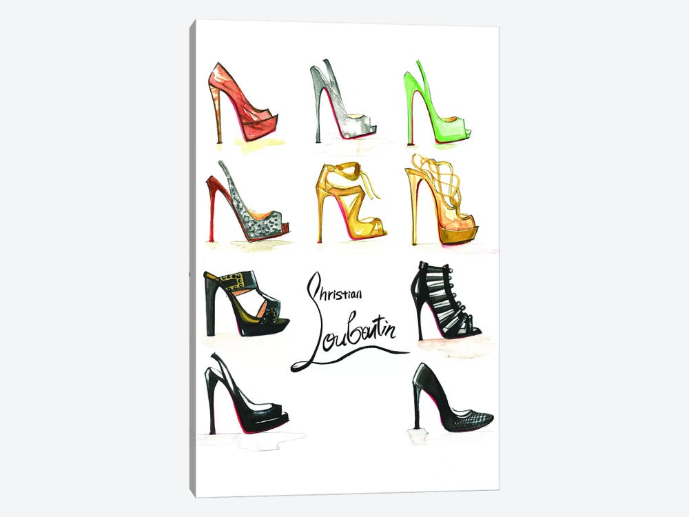 Christian Louboutin Collection by Rongrong DeVoe 1-piece Canvas Art Print