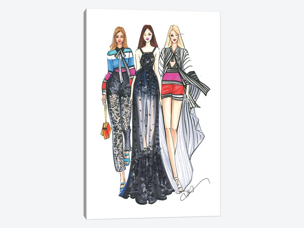 Elie Saab Ladies by Rongrong DeVoe 1-piece Canvas Wall Art
