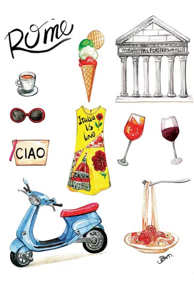 Scooters: Rome by Rongrong DeVoe