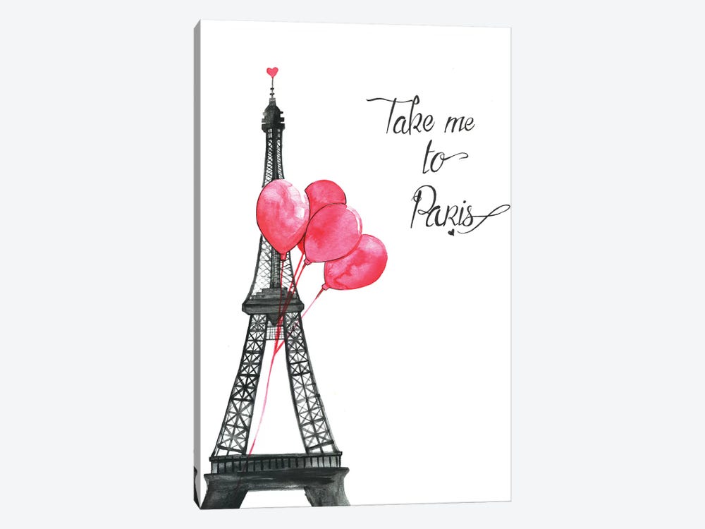 Take Me To Paris by Rongrong DeVoe 1-piece Art Print