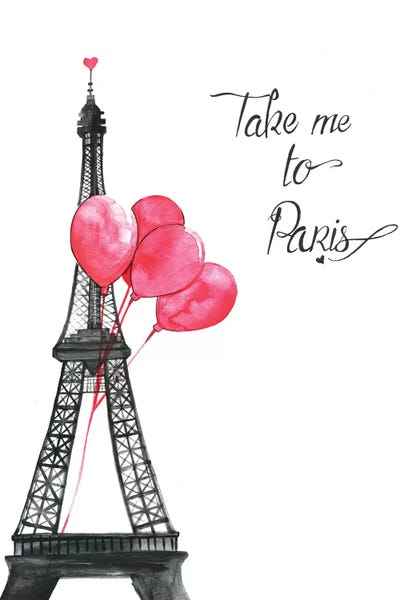 Balloons: Take Me To Paris by Rongrong DeVoe