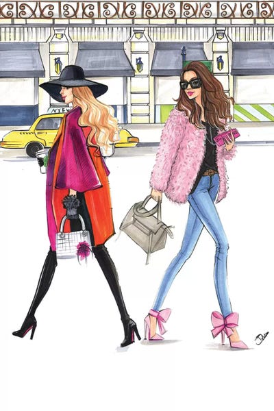 Women's Coats & Jackets: February Pink Fashionistas by Rongrong DeVoe