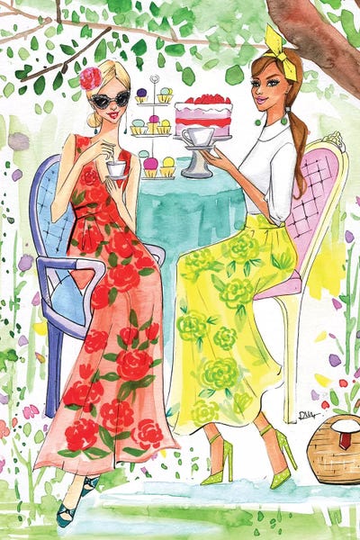 Hello April 2017 by Rongrong DeVoe art print