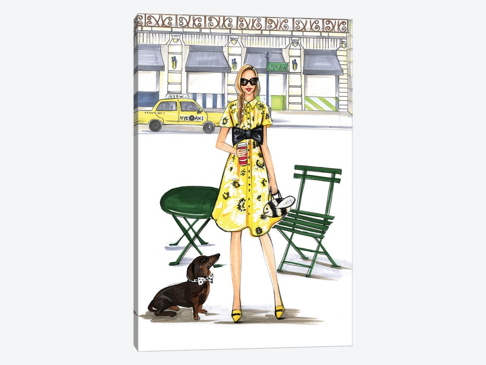 Kate Spade Kinda Day by Rongrong DeVoe 1-piece Canvas Print