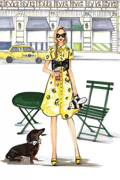 Fashion Illustrations: Kate Spade Kinda Day by Rongrong DeVoe