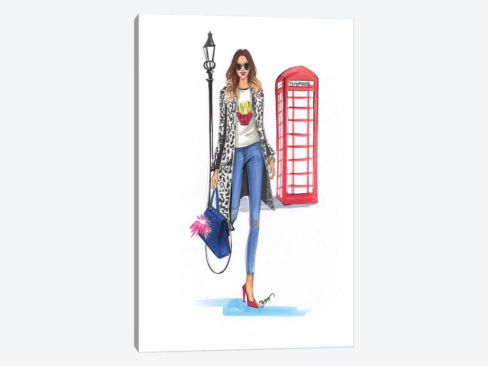 London Style by Rongrong DeVoe 1-piece Canvas Print