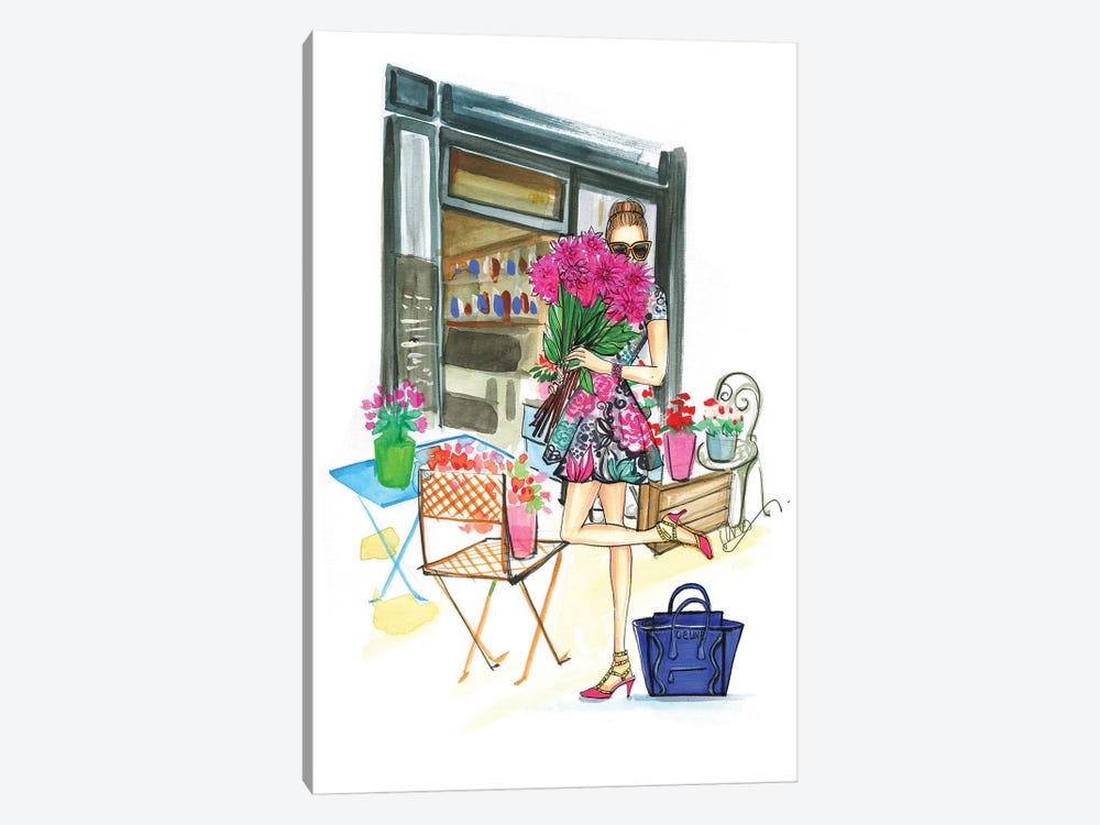 Smell The Flowers by Rongrong DeVoe 1-piece Art Print