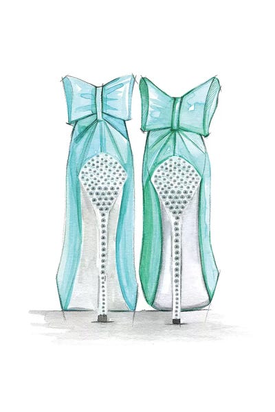 Tiffany Shoes by Rongrong DeVoe art print