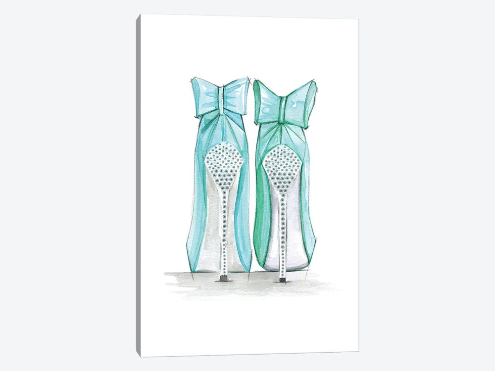 Vista Desmenuzar Conciliador Tiffany Shoes Canvas Print by Rongrong DeVoe | iCanvas