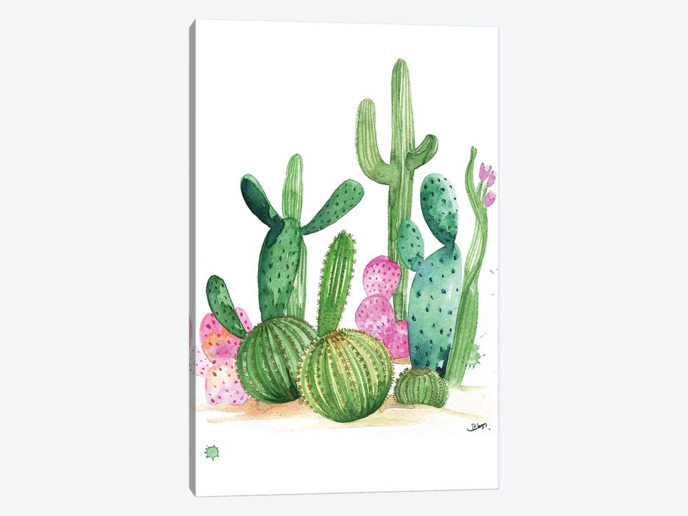 Cactus by Rongrong DeVoe 1-piece Canvas Print