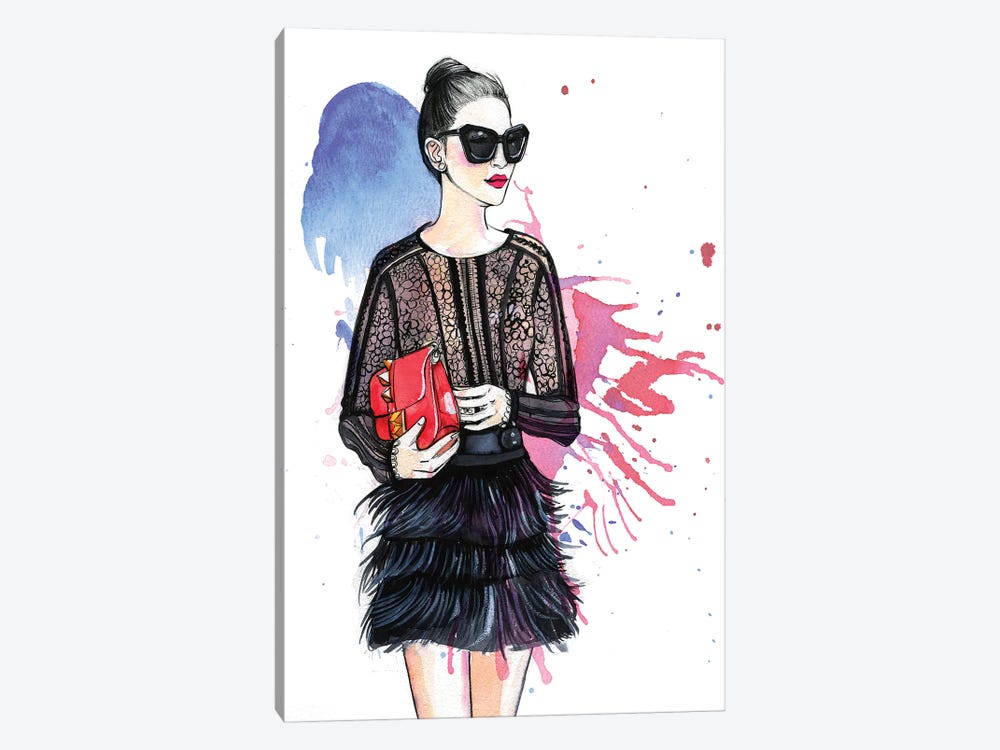 Fashion Blogger by Rongrong DeVoe 1-piece Canvas Art