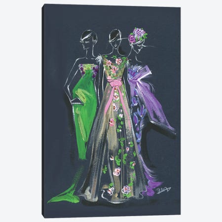 Marchesa Spring Gown Canvas Print #RDE170} by Rongrong DeVoe Canvas Art Print
