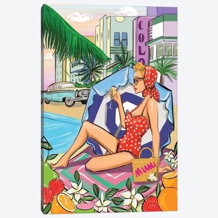 Beach time illustration by Rongrong DeVoe :: Behance