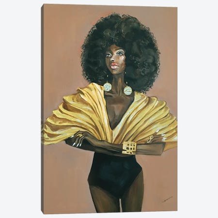 Diva Canvas Print #RDE183} by Rongrong DeVoe Canvas Artwork