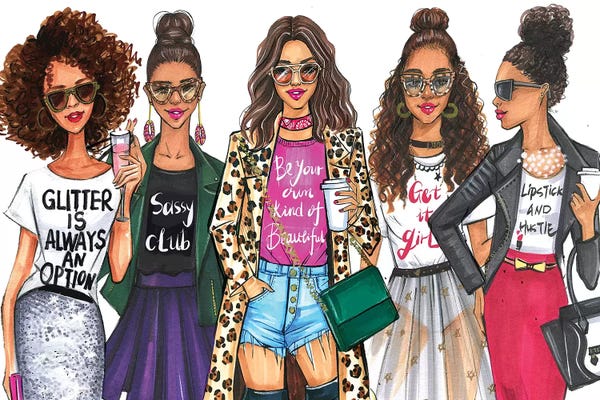 Fashion Lover: Fashionistas, African American by Rongrong DeVoe