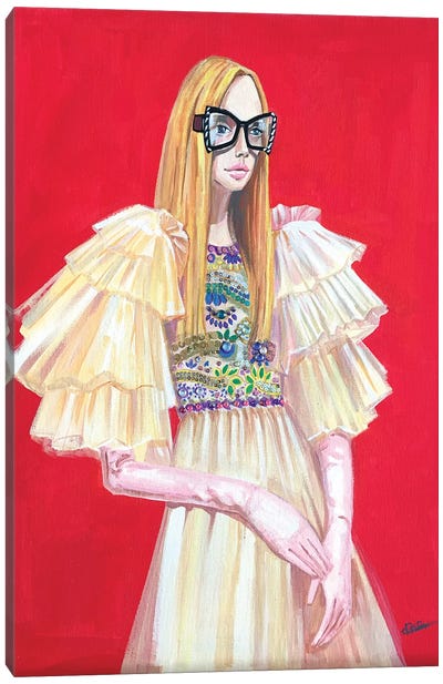 Gucci Lady Canvas Art Print - Gucci Art