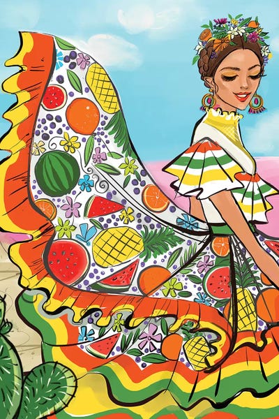 Fashion Illustrations: Mexico by Rongrong DeVoe