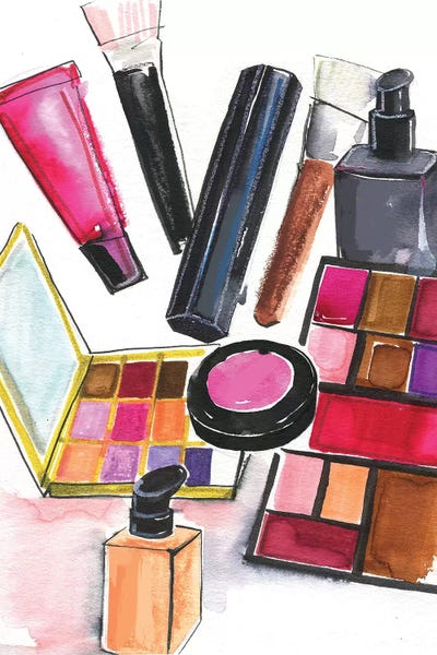 NARS And MAC Cosmetics by Rongrong DeVoe art print