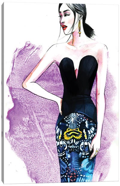 Fashion Blogger III Canvas Art Print - Rongrong DeVoe