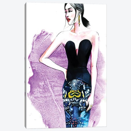 Fashion Blogger III Canvas Print #RDE205} by Rongrong DeVoe Canvas Artwork