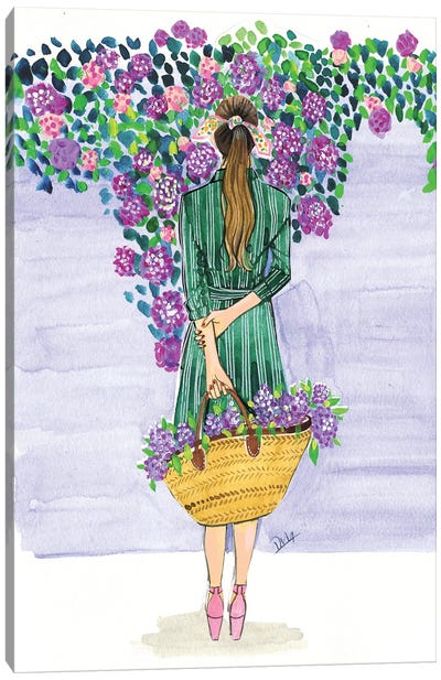 Lilac Season Canvas Art Print - Rongrong DeVoe