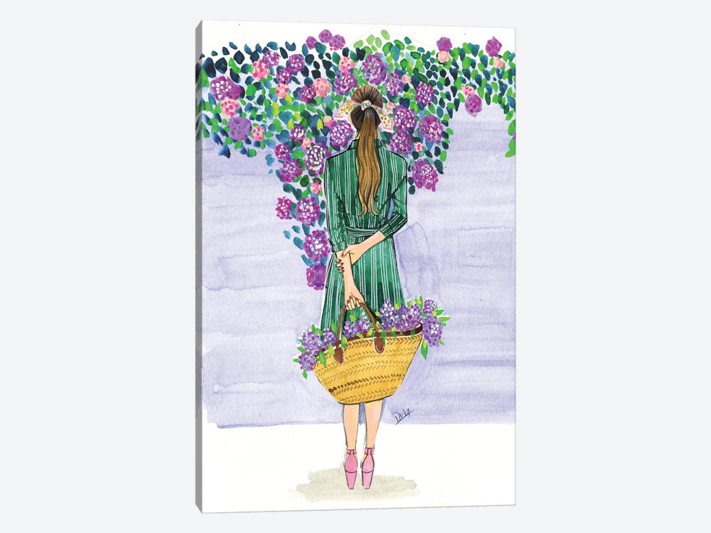 Lilac Season by Rongrong DeVoe 1-piece Canvas Art