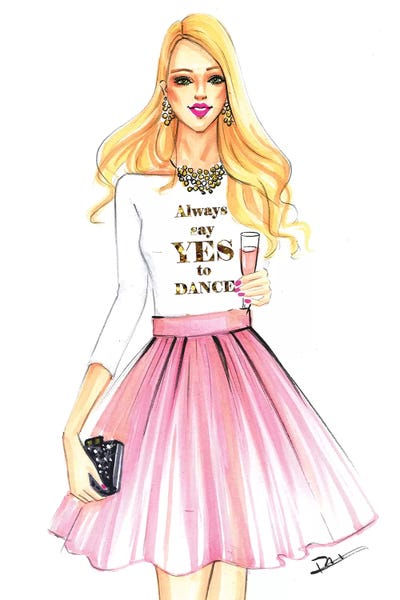 Women's Tops: Always Say Yes To Dance by Rongrong DeVoe