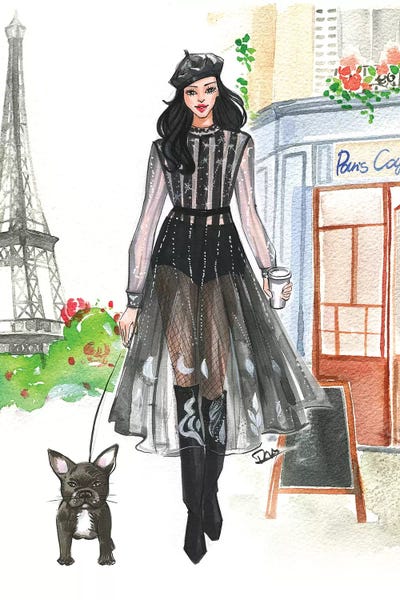 French Bulldogs: Bonjour Paris II by Rongrong DeVoe