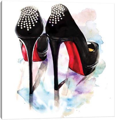 Christian Louboutin Classic Heels Canvas Art Print - Art Gifts for Her