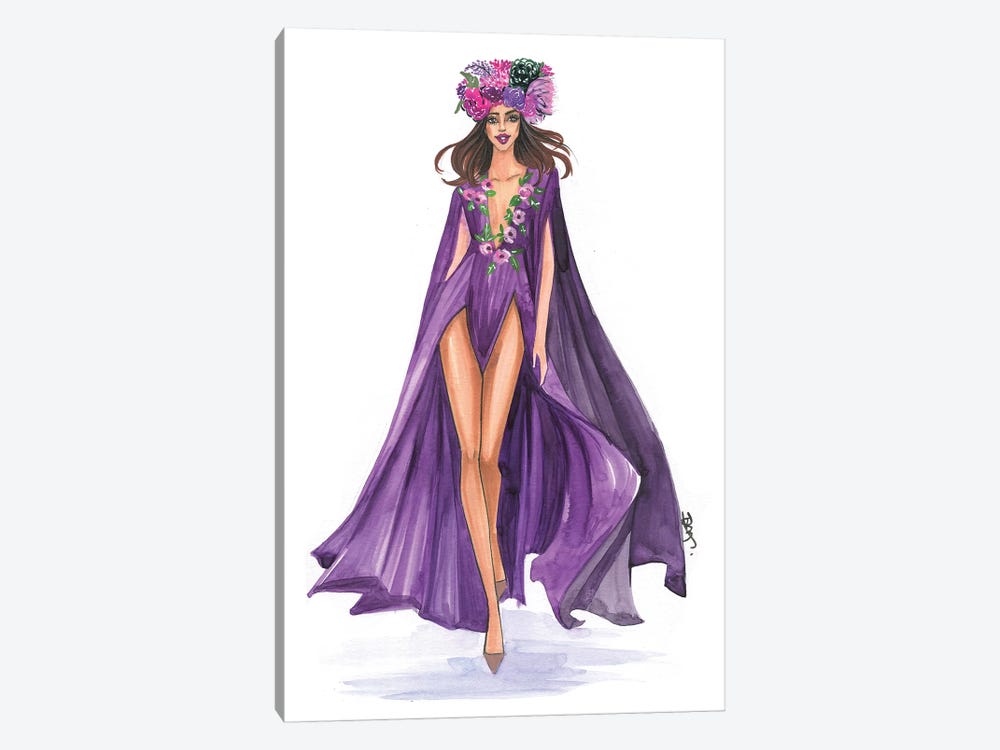 Michael Costello SS17 Collection by Rongrong DeVoe 1-piece Canvas Print