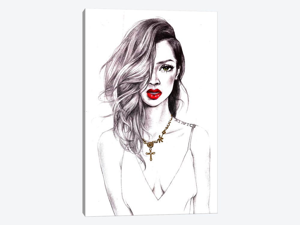 Cool Riri by Rongrong DeVoe 1-piece Canvas Print