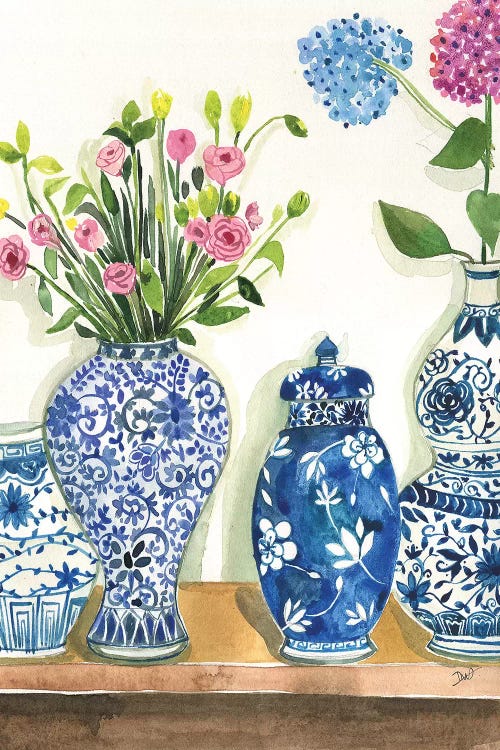 Ginger Jar Collection by Rongrong DeVoe wall art