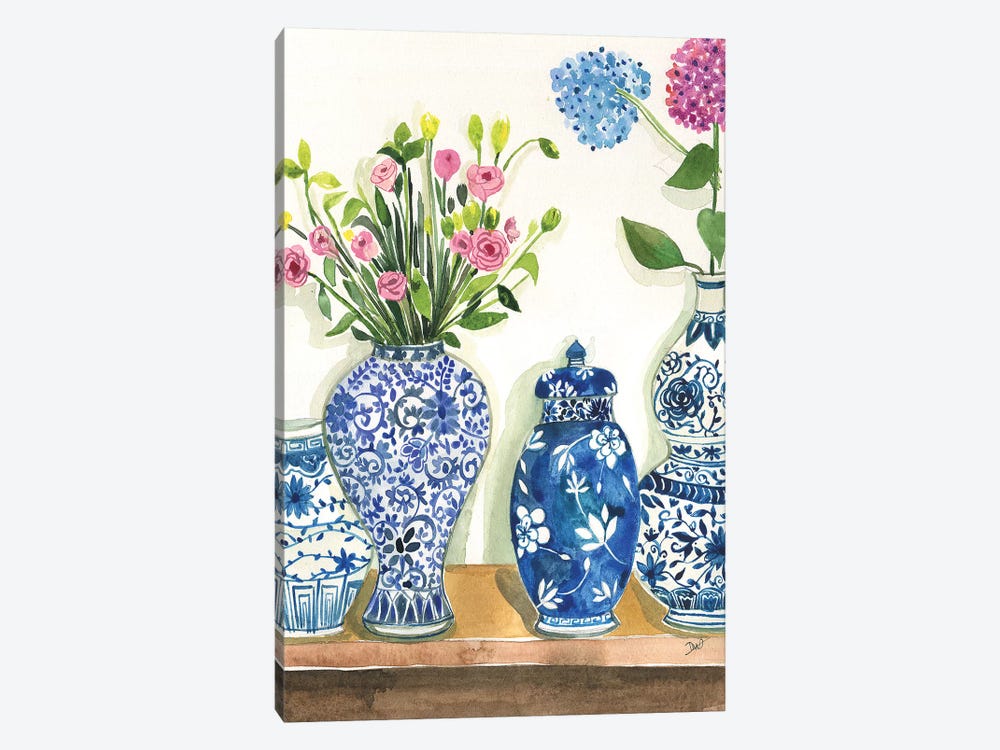 Ginger Jar Collection by Rongrong DeVoe 1-piece Canvas Art Print