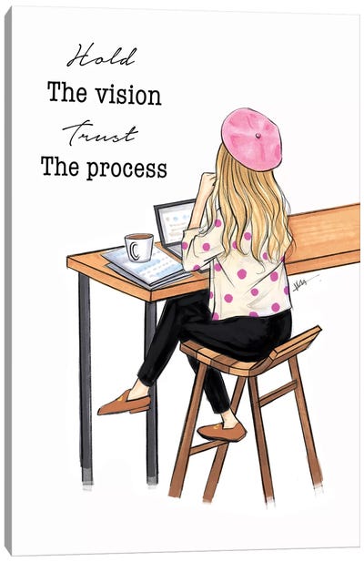 Hold The Vision Canvas Art Print - College