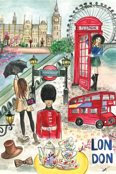 London: London In The Spring by Rongrong DeVoe