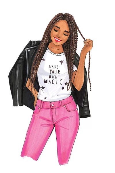 Advocacy Art: Make Your Own Magic, Girl by Rongrong DeVoe