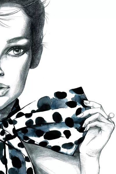 Rongrong DeVoe: Polka Dots Girl by Rongrong DeVoe