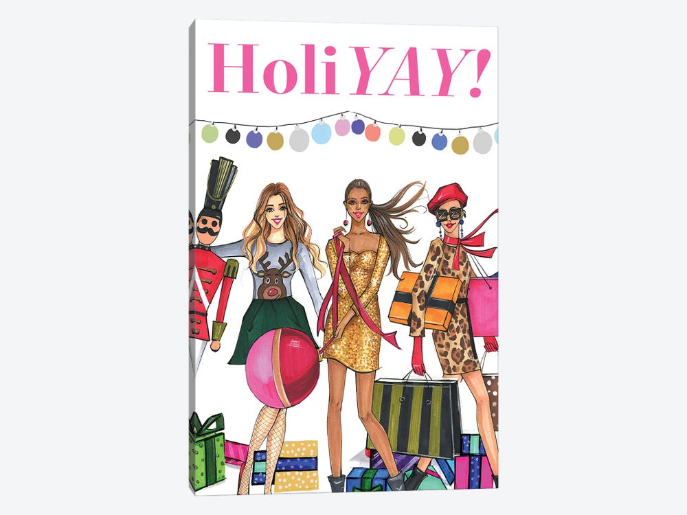 Holiyay by Rongrong DeVoe 1-piece Canvas Art