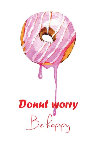 Donuts Single by Rongrong DeVoe art print