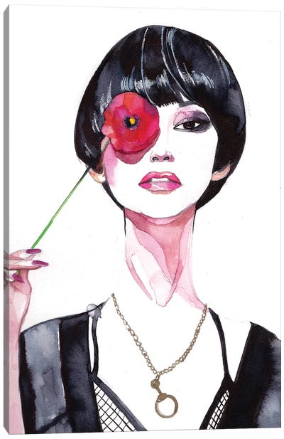 Flower Girl  Canvas Art Print - Rongrong DeVoe