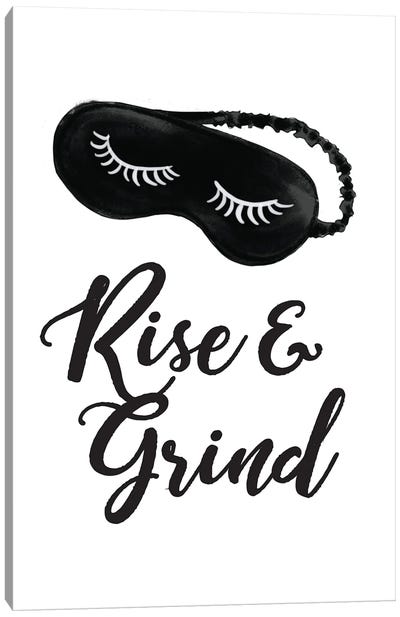 Rise And Grind Canvas Art Print - Rongrong DeVoe