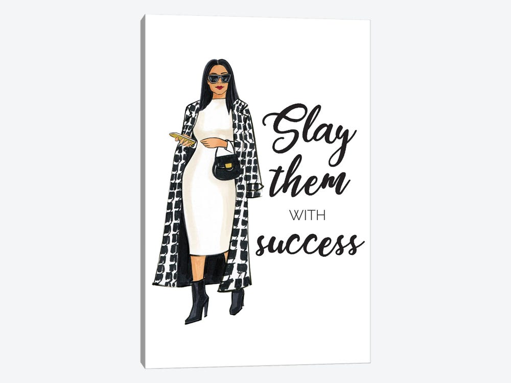 Slay Them With Success by Rongrong DeVoe 1-piece Canvas Print