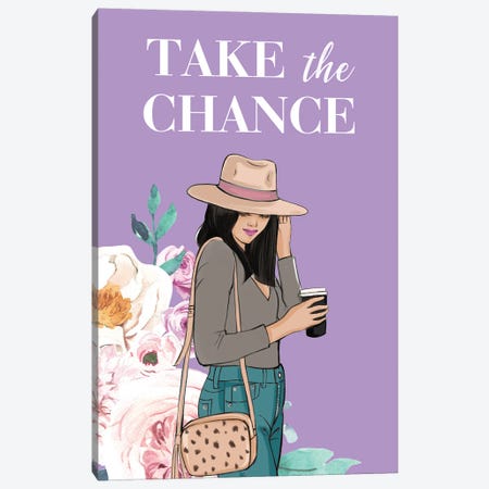 Take The Chance Canvas Print #RDE345} by Rongrong DeVoe Canvas Print