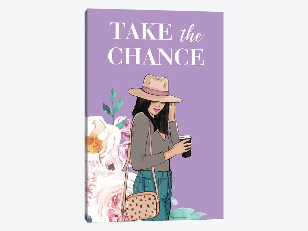 Take The Chance by Rongrong DeVoe 1-piece Canvas Art Print