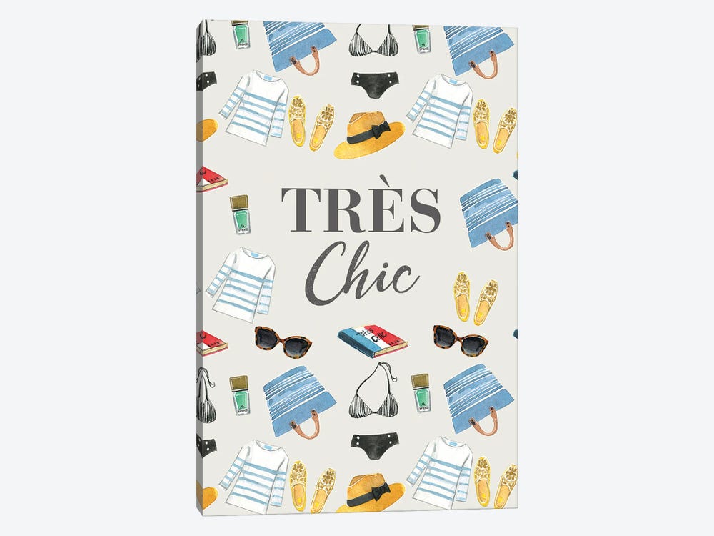 Tres Chic by Rongrong DeVoe 1-piece Canvas Art