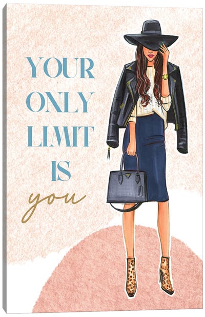 Your Only Limit Is You Canvas Art Print - Rongrong DeVoe