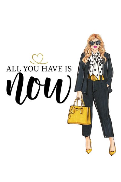 All You Have Is Now by Rongrong DeVoe metal wall art